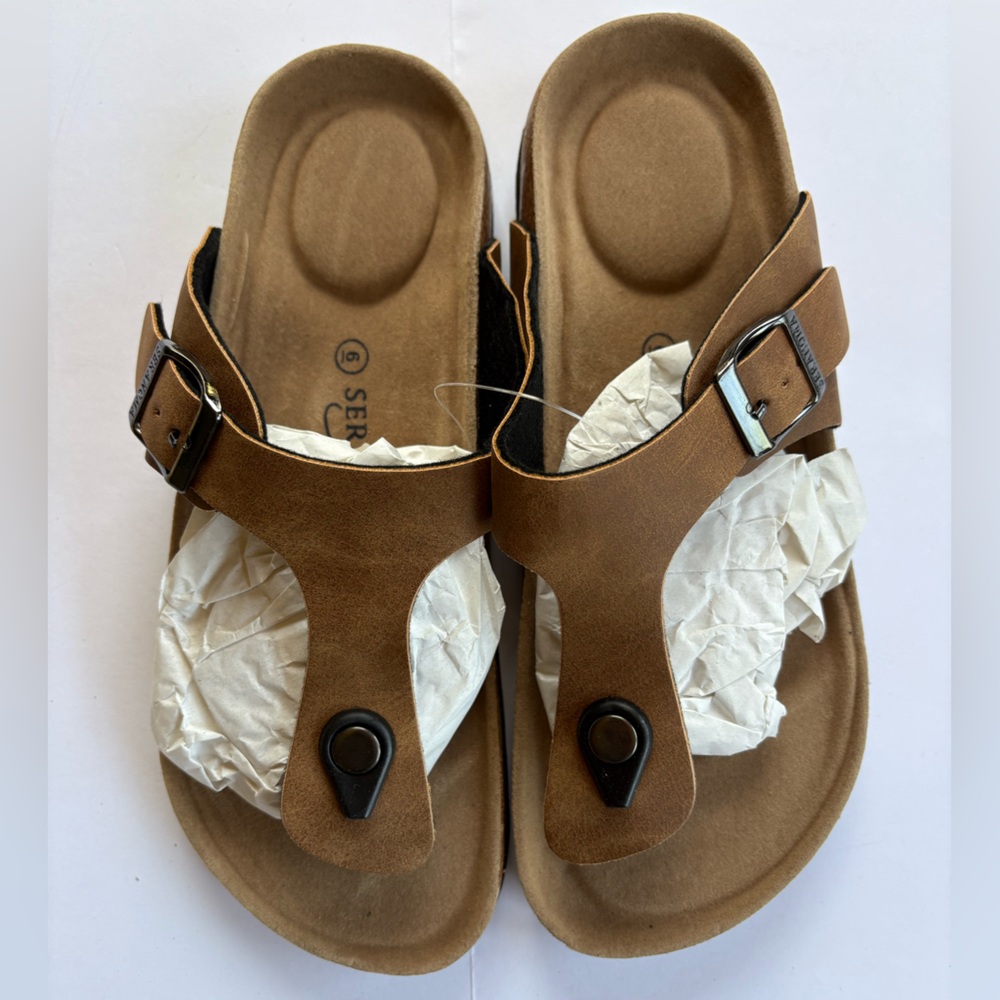Seranoma Womens Thong Cork Sandal